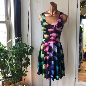 Black Milk Rainbow Jellyfish Skater Dress